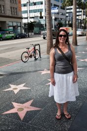 IMG_3516 Nina on the Hollywood Walk of Fame