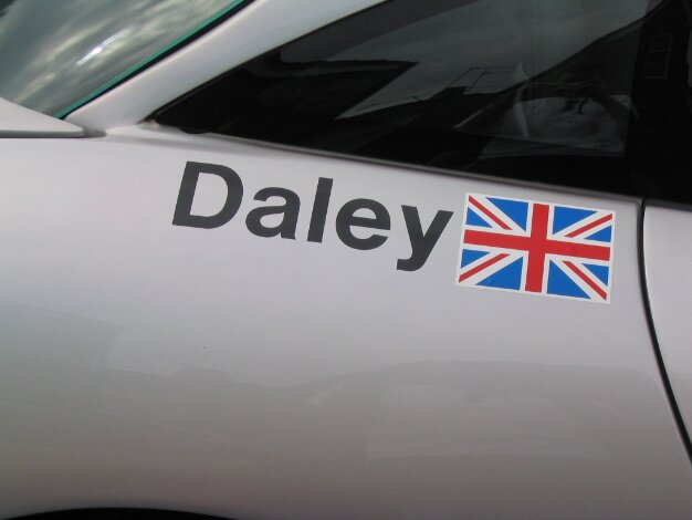 1 - Preparation Fitting the mandatory viper stripes and driver names