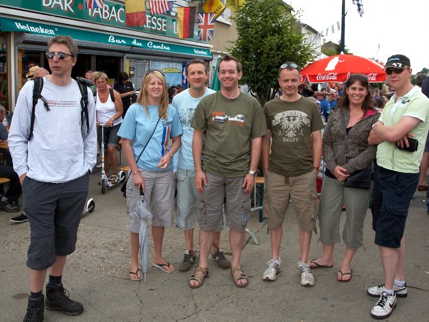 Driving and larking about